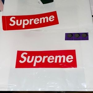 Supreme Sticker & Bag, Supreme Swag, Purchased @Supreme
